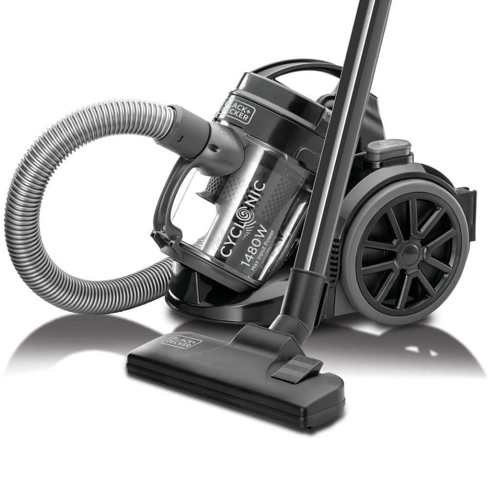 Bagless Cyclonic Cyclone Vaccum Cleaner Powerful 2200W HEPA Filter Vacuum  Black