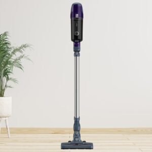 Cordless Vacuum Cleaner, 0.55L Dust Container, Allergy Kit, 100 Watts, Purple/Grey,