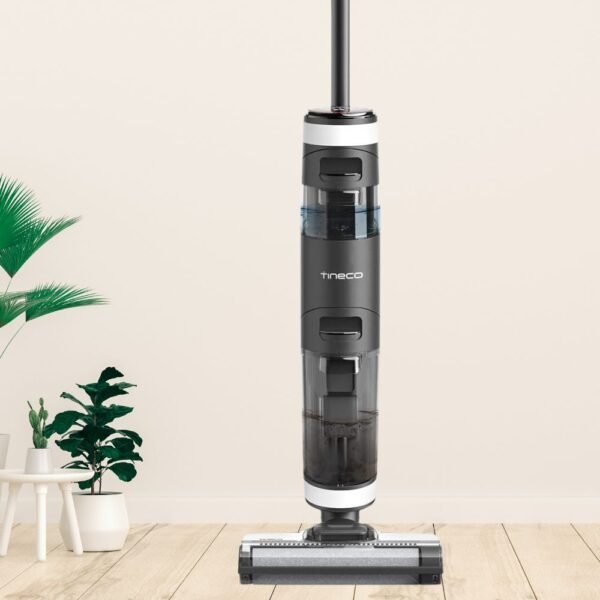 Floor Cleaner, Wet and Dry Cordless Vacuum Cleaner, 3-in-1 Smart Suction Lightweight Multi-Surface Hard Floors Cleaning Mop