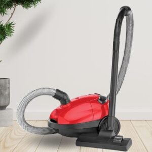 Portable Corded Vacuum Cleaner 1000W With 1L Dust bag | Ergonomic handle and rubber wheels