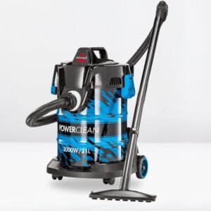 Powerclean Drum Vacuum Cleaner 21L Blue-2 years manufacturing warranty